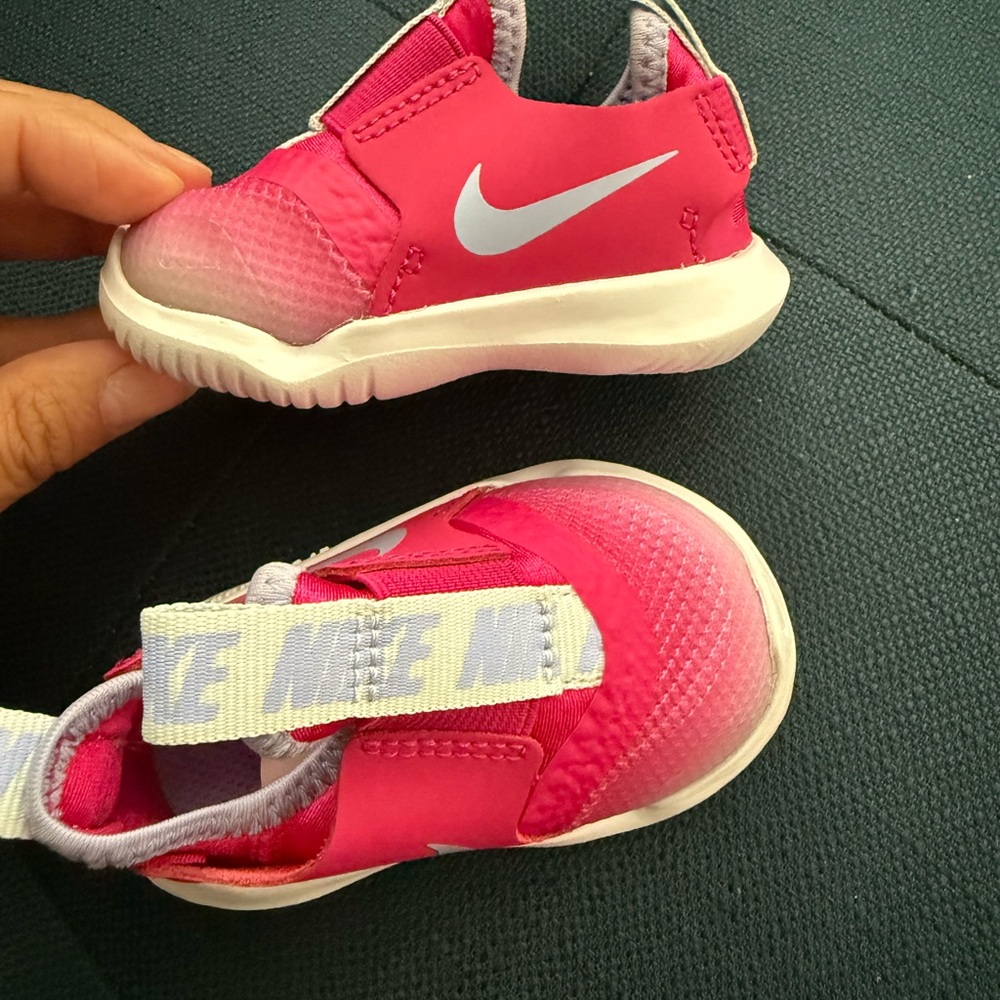 Nike Kids Fuchsia Slip-On Sneakers